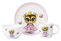 Набор детской посуды Ardesto Princess owl AR-3453-OS 3 предмета n