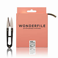 Файл-лента для пилки прямой Wonderfile 160х18 мм, 150 гр (7 м) + ножницы