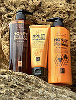 Набір медова терапія , daeng gi meo ri honey therapy (шампунь 500мл+маска 150 мл + кондиціонер 500 мл)