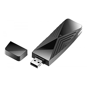 Бездротовий адаптер  D-Link DWA-X1850 802.11ac, USB Black