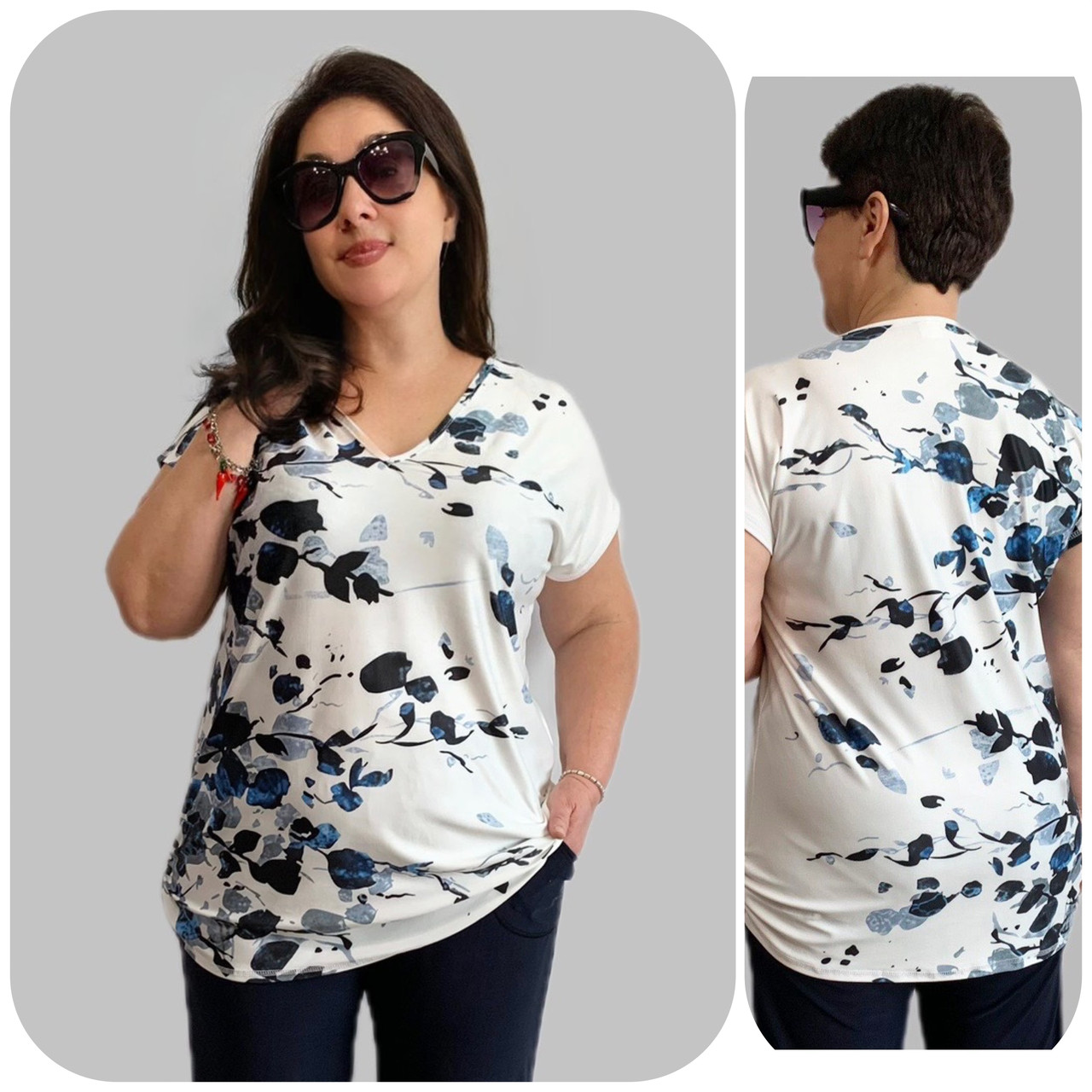 Жіноча туніка літня футболка великі розміри з 50 по 64 розмір