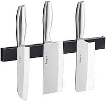 Настінний магнітний тримач для ножів та інструментів MADORU 300мм, чорний