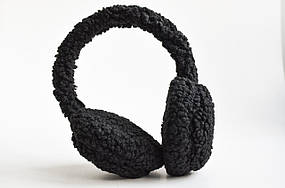 Навушники хутряні з регулятором TEDDY 0220-1 KENT&AVER one size Чорний