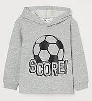 Худи с начесом для мальчика H&M 0934515001 110-116 см (4-6 years) Серый