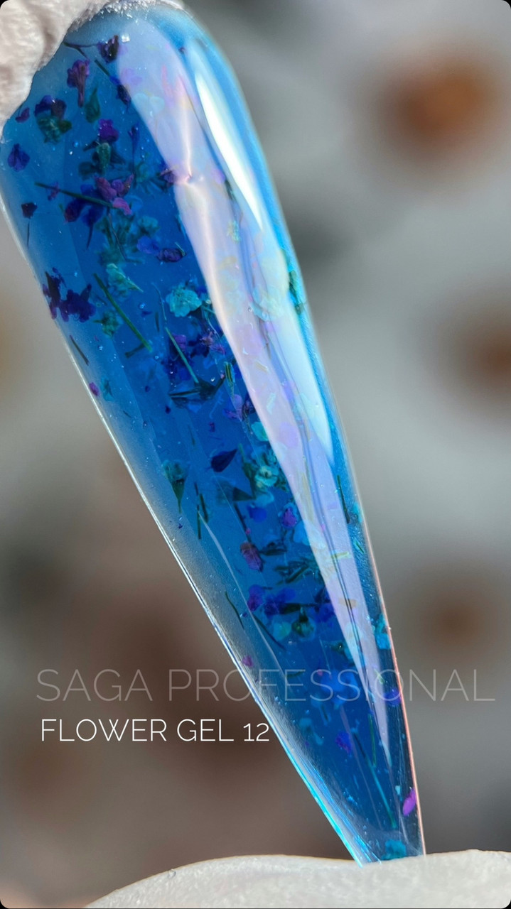 SAGA   Гель з сухоцвітом №12, 5 грам, фото 1
