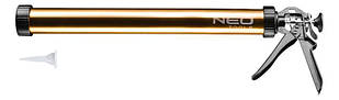 Neo Tools 61-006 Пістолет для герметиків, 600 мл, сталевий-алюмінієвий корпус, товщина 1.1 мм, обертальна