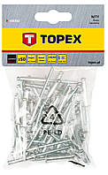 Topex 43E302 Заклепки алюмiнiєвi 3.2 мм x 10 мм, 50 шт.*1 уп.