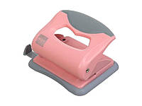 Діркопробивач пластиковий PASTEL (до 20арк.), рожевий ТМ BUROMAX
