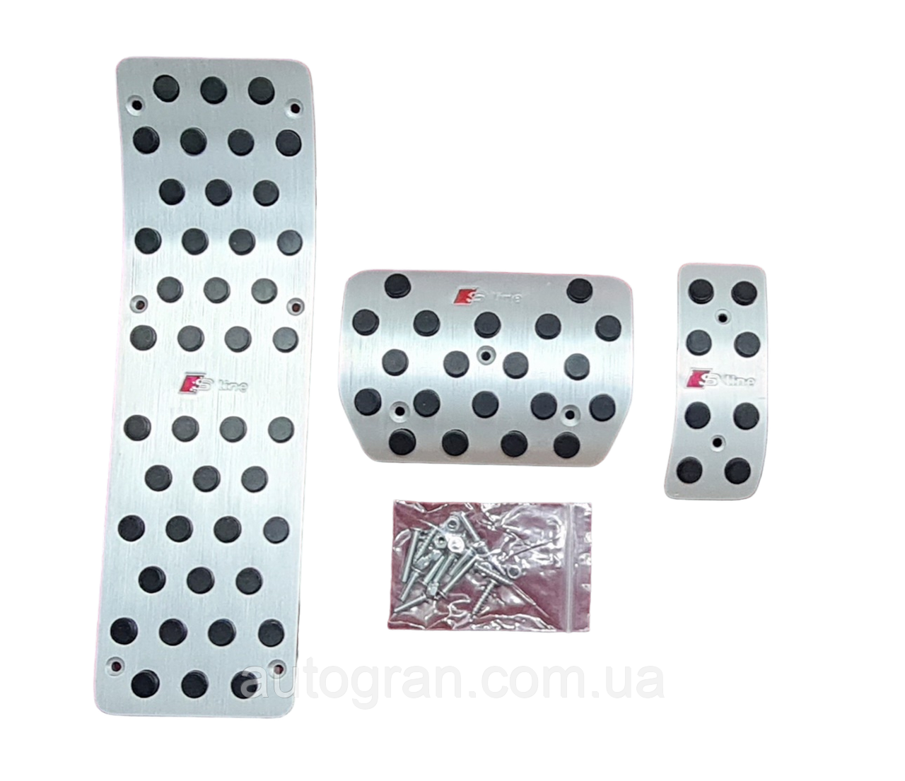 Накладки на педалі Audi Sline A4 B8, A6 C7, Q5, Q3, A5, A7 автомат, фото 1