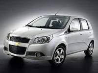 Дефлекторы окон (Ветровики) Chevrolet Aveo III хетчбек 2006-2012 (скотч) ANV