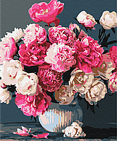 Картина по номерам - Букет розовых радостей