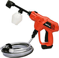 Мийка високого тиску акумулят. Li-Ion 18 В, YATO: макс. P = 2.3 МПа, шланг-6 м, вмок води (БЕЗ АКУМУЛЯТ