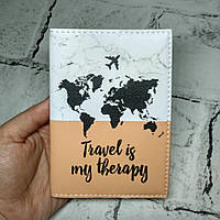 Обкладинка для закордонного паспорта Travel екошкіра Passporty