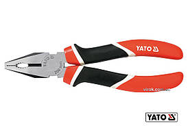 Плоскогубці комбіновані YATO : L= 200 мм. CrV [6/36]