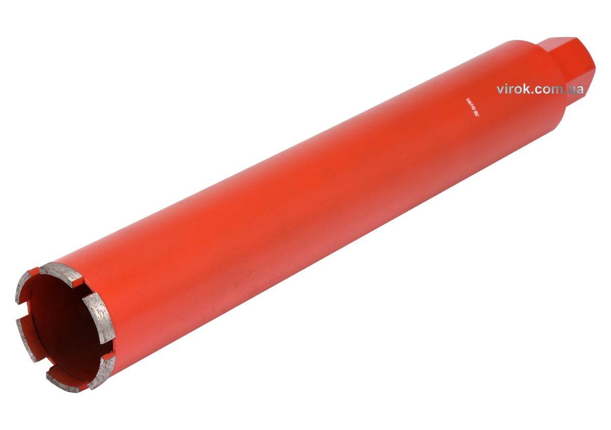 Свердло корончасте за кам'ям, бетоном YATO: Ø=52 мм, l = 430 мм, з алмазн. пруками, хвостовик-М32 [10/240]