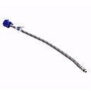 Шланг для змішувача Solomon М10х1/2″ (0,8 м) коротка голка (нержавійка) HY6201, фото 2