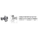 Кран-трійник кульовий ARCO 1/2 "x3/4 "x1/2 для пральних машин 0233510, фото 4