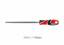 Напильник по металу YATO, круглий l=250 мм, #2 [20/80]