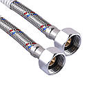 Шланги для змішувача ECO FIX М10х1/2″ (1,0 м) пара (нержавійка) EPDM, фото 3