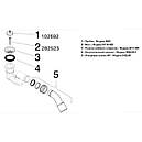 Сифон для душ кабіни VIEGA пласт. с/г 312138, фото 2