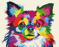 Картина по номерам - Разноцветный собака