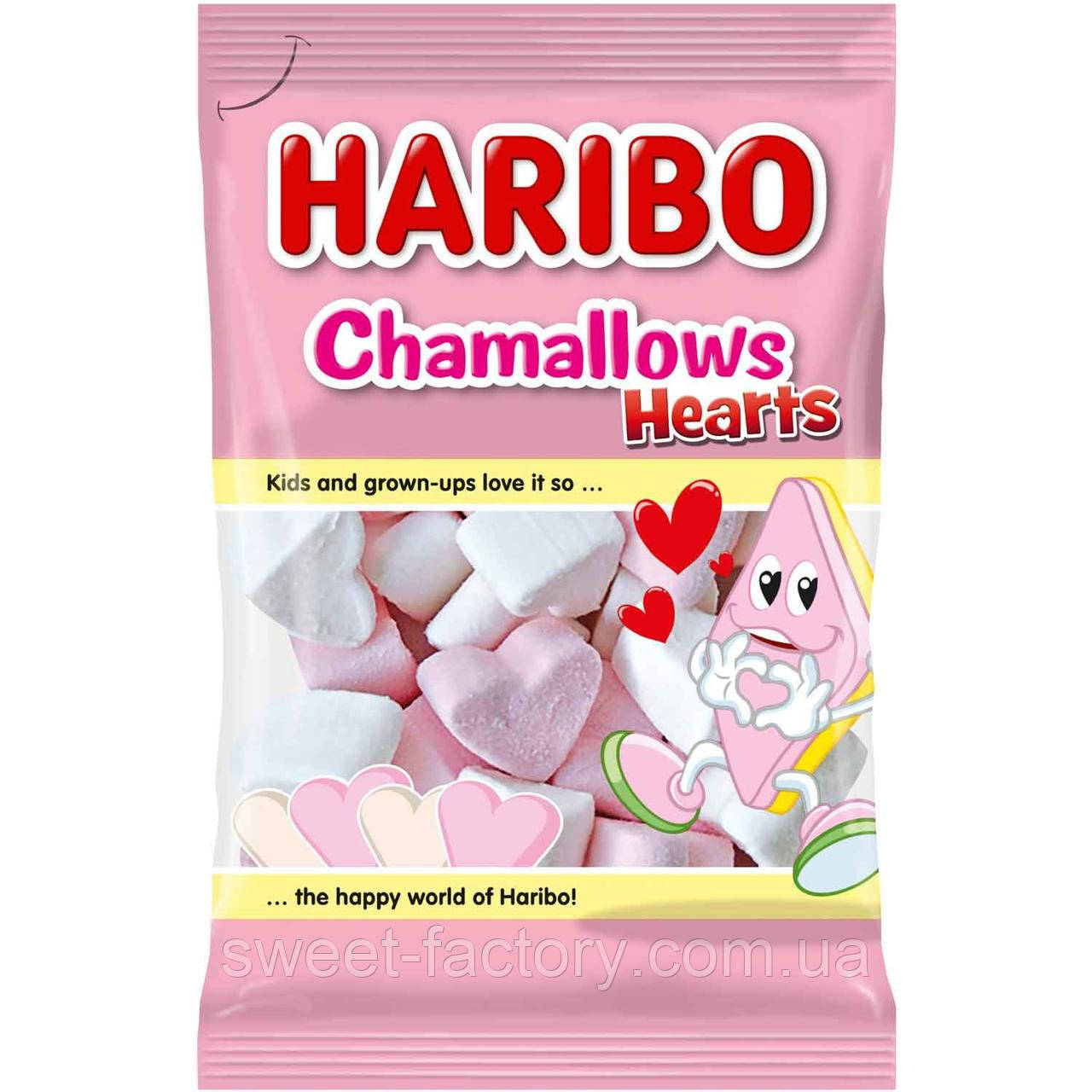 Маршмеллоу Haribo Chamallows Hearts 200g, фото 1
