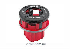 Клуп для нарізання різьби на трубах YATO, Ø= 1/2"  [10/40]