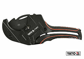 Труборіз для ПВХ труб YATO : max Ø63 мм, алюмінієвий корпус, ручка- ABS + TPR [10/30]