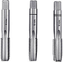 Мітчик YATO М12 х 1.75 мм, HSS М2, l= 75 мм, 3 шт [50/200]