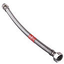 Шланг для води TUCAI 1/2″x1/2″ (0,4 м) гайка-штуцер (нержавійка) TAQ MG, фото 2