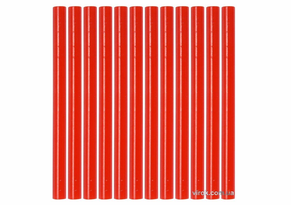 Стержні клейові YATO Ø=7,2 x 100 мм, червоні : уп. 12 шт. [50]
