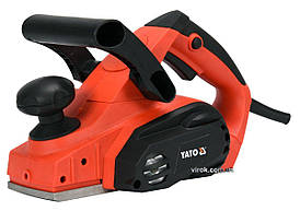 Рубанок мережевий YATO; P = 810 Вт, платформа b = 82 мм, гліб. струг. - 0-3 мм [6]