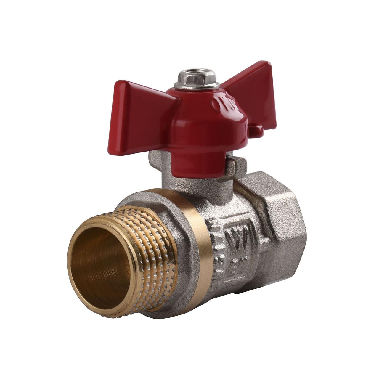 Кран кульовий для води Water Valve DN 3/4" (PN 30) внутрішній-зовнішній NV-V Q002, фото 1