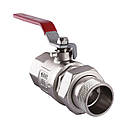 Кран кульовий прямий з американкою SELBA 1 1/4″ PN 40 внутрішній-зовнішній SL1509, фото 2