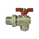 Кран кульовий кутовий з американкою SELBA 1″ PN 40 внутрішній-зовнішній SL1543, фото 2