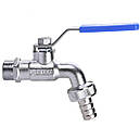 Кран зі штуцером ARCO 1/2″ поливальний неприкипний NANO AntiLime (0413), фото 2