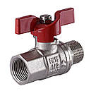 Кран кульовий для води SELBA 1/2″ PN 40 внутрішній-зовнішній SL1508, фото 2