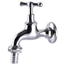 Кран для поливу вентильний SOLOMON 1/2″ CHROM зі штуцером (T5071)