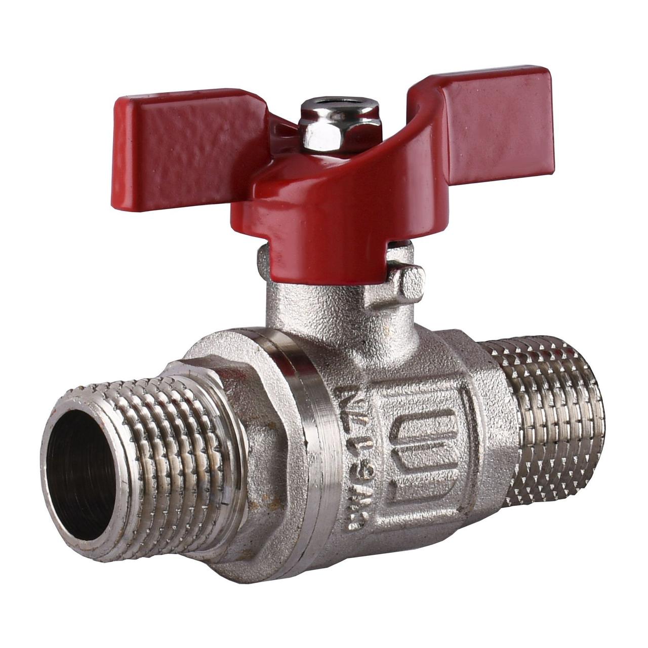 Кран кульовий SELBA DN 1/2" (PN 40) зовнішній-зовнішній (Німеччина) SL1503, фото 1