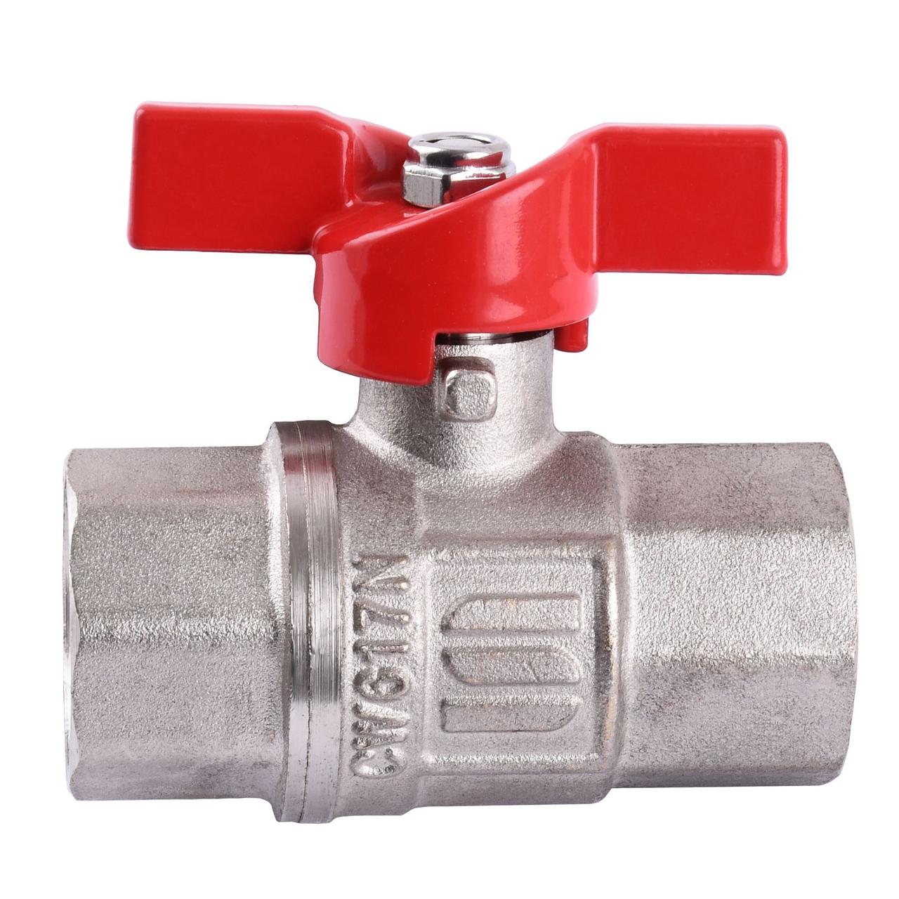 Кран кульовий для води SELBA DN 3/4" (PN 40) внутрішній-внутрішній SL1507, фото 1