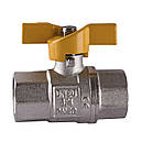 Кран кульовий газовий SELBA DN 3/4" (PN 40) внутрішній-внутрішній SL1507, фото 2