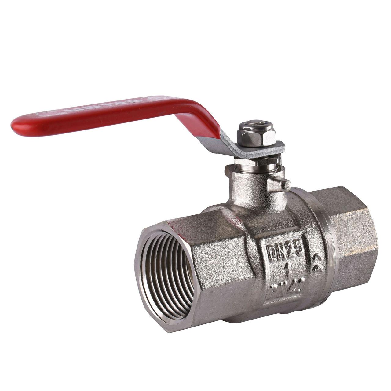 Кран кульовий для води SELBA DN 1" (PN 40) внутрішній-внутрішній SL1506, фото 1