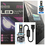 Автомобільні світлодіодні LED (ЛЕД) лампочки цоколь H11, H8, H9, H16, фото 2