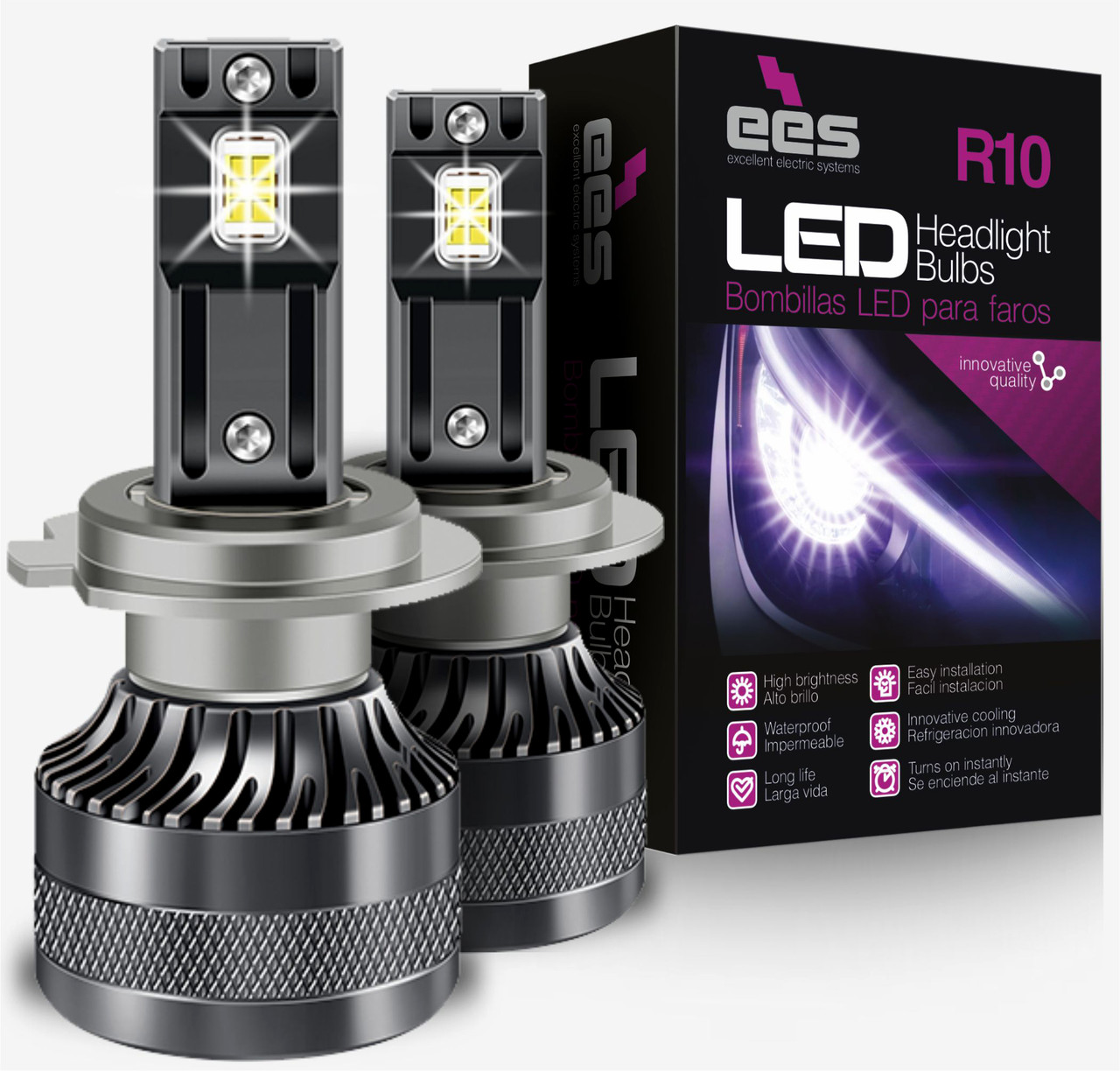Автомобільні світлодіодні LED (ЛЕД) лампочки цоколь H11, H8, H9, H16