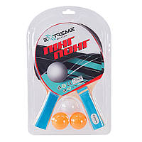 Теннис настольный арт. TT24173 (50шт) 2 ракетки,3 мячика, в слюде,толщина 8 мм