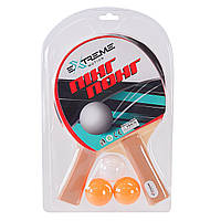 Теннис настольный арт. TT24171 (50шт) 2 ракетки,3 мячика, в слюде,толщина 7 мм