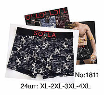Чоловічі труси бавовна "Solla" розмір норма XL-4XL (від 24 шт.)