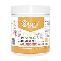 Пептиди колагену та гіалуронова кислота Stark Pharm Collagen Peptides & Hyaluronic Acid 225 г Strawberry