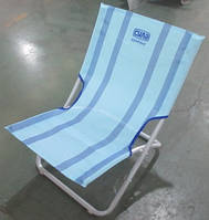 Крісло розкладне Пляжне (профіль 22 мм) 41х32х61см СИЛА