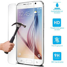 Броньовані захисна плівка (скло) для Samsung Galaxy S6 (G920), 0,33 mm Глянцева /накладка/наклейка /самсунг галаксі/Захисне скло загартоване